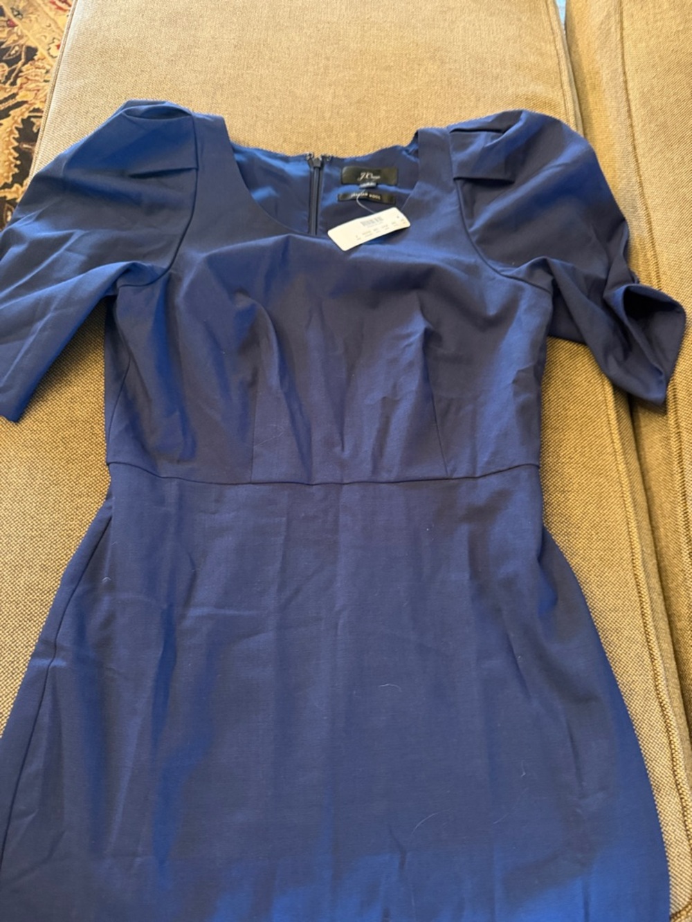 J.Crew Classic Navy Sheath Dress - Elegant Women's Dress